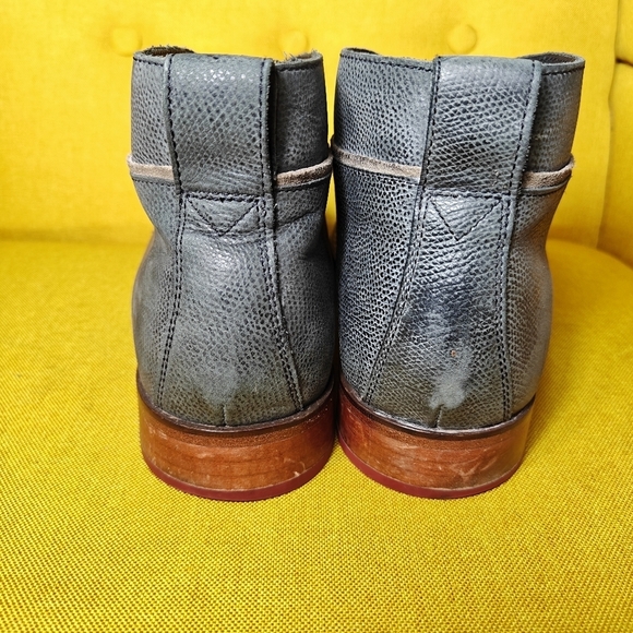 Cole Haan Colton Gray Leather Chukka Desert Retro Casual Boots Men\'s Shoe Sz 11M main image 4